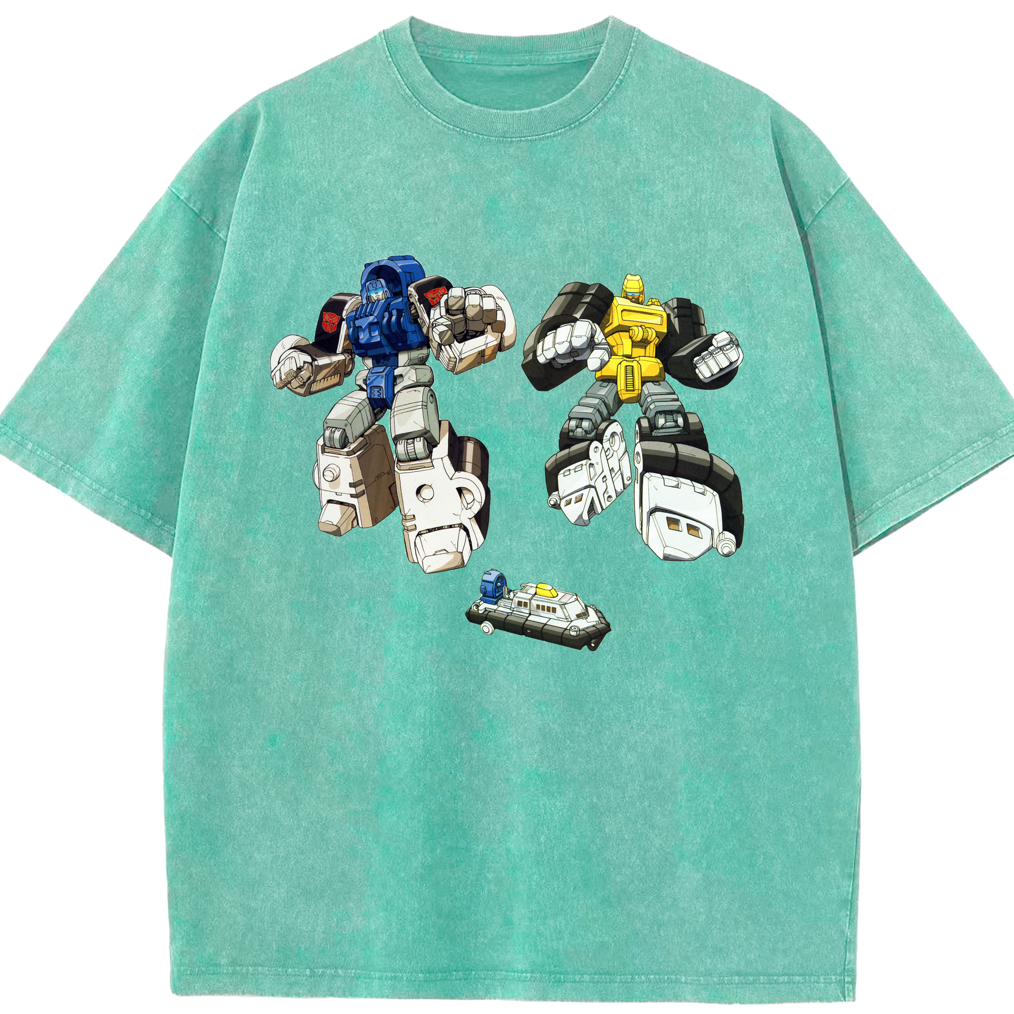 （画像用）  綿100% ヴィンテージ風 半袖Tシャツ（フロントプリント）